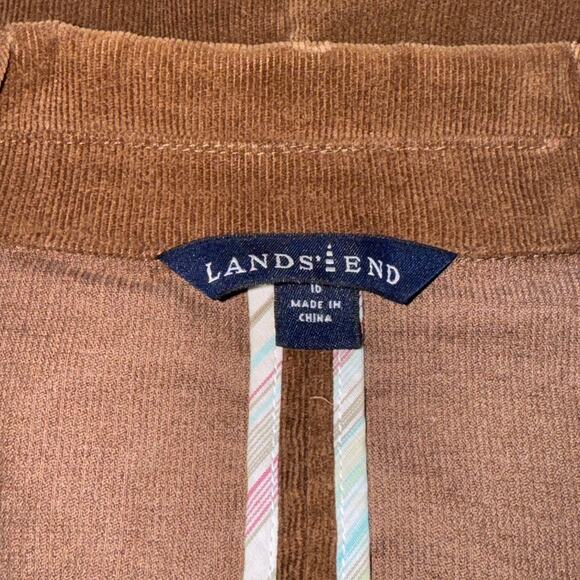 Lands’ End Brown Corduroy Blazer Size 16 - Picture 3 of 5